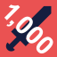 1,000 swords