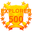 500 successful explorations