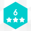 Level 6: 3 stars