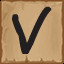 Letter "V"