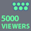 5000 Viewers At The Same Time Achievement