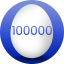 100,000 clicks on egg