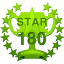Obtain 180 stars