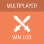 100th Multiplayer Win