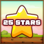 25 stars earned