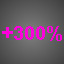 10x +300%
