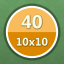Solved 40 puzzles (10x10)