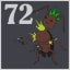 72 cockroaches killed
