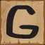 Letter "G"