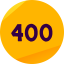 400 points