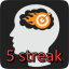 Accuracy: 5 streak hard
