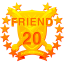 Register 20 friends