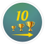 10 victories in a row