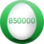 850,000 clicks on egg