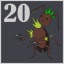 20 cockroaches killed