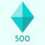 500 diamonds