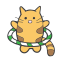 Hula Hoop Cat