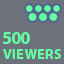 500 Viewers At The Same Time Achievement