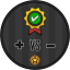 + vs -