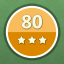 Solved 80 puzzles (3 stars)