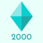 2000 diamonds