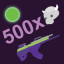 Kill 500 enemies with rifle