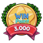 Win point 3,000