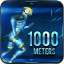 1000 meters