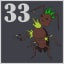 33 cockroaches killed