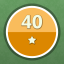 Solved 40 puzzles (1 star)