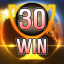 Achieve a Jackpot 30 times