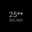 solved 25** Levels