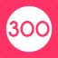 300 points