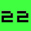 22 (green)