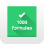 1000 formulas in a row
