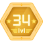 Reached level 34