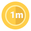 1m fans