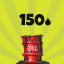 Collect 150 L of OIL
