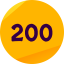200 points