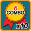 6COMBO X 10