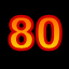 80 of 100