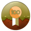 100 Badge