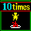 Play 10 times.