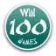 Win 100 games