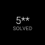 solved 5** Levels