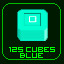 Got 125 Blue Cubes!