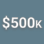 $500,000