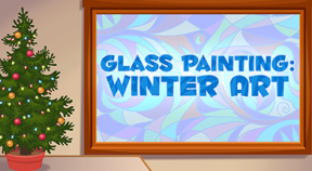 glass painting  winter art steam achievements