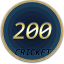 Classic cricket 200 score