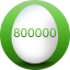 800,000 clicks on egg